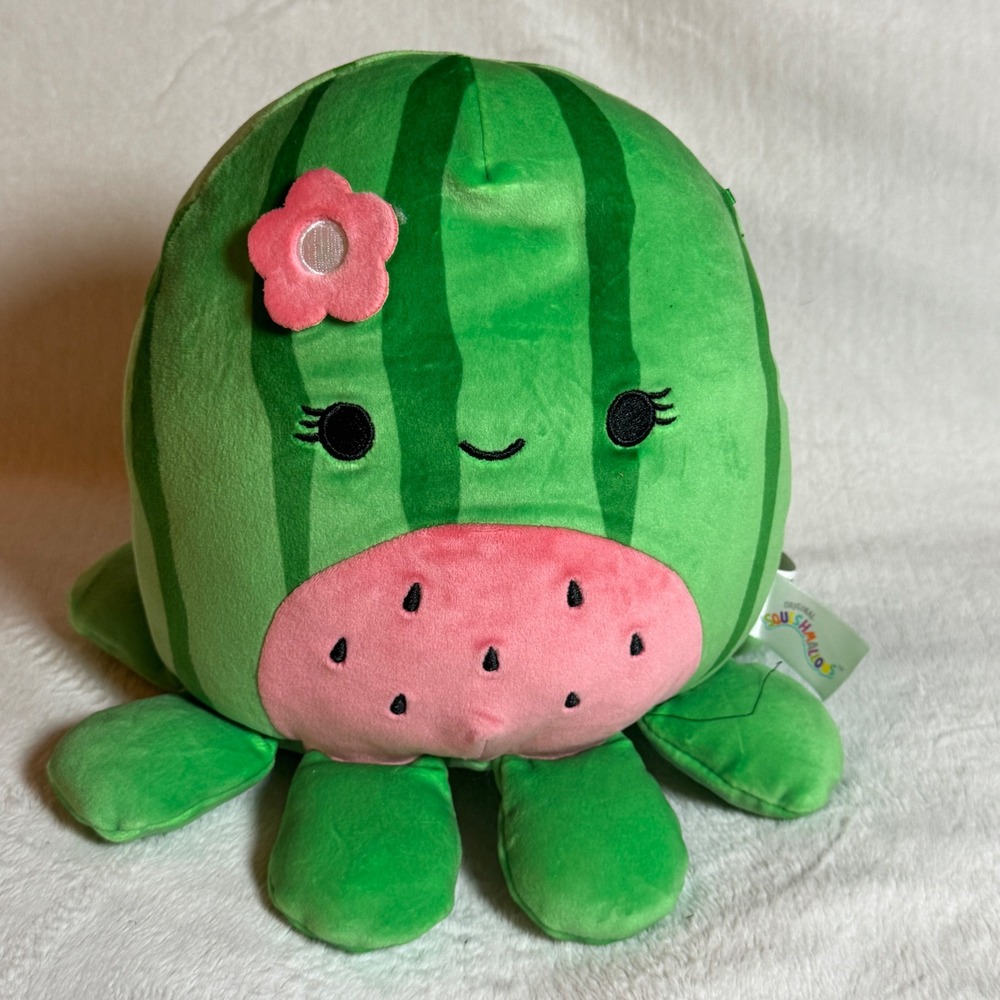 Squishmallows Marcella the Watermelon Octopus Green & Pink Jazwares